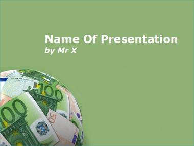 Earth of Money Powerpoint Template image
