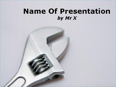 A tool Powerpoint Template image