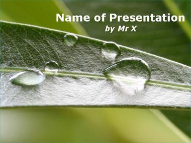 Inspiration Rain Powerpoint Template image