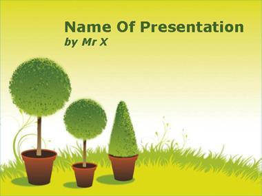 Spring Garden Powerpoint Template image
