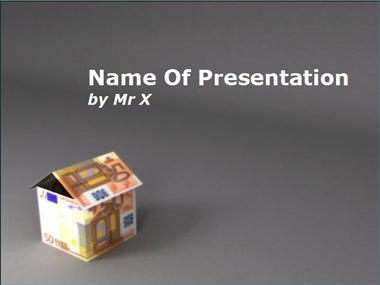 House of Money Powerpoint Template image
