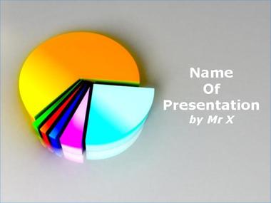 Colorful Pie Chart Powerpoint Template image
