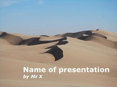 Desert sands Powerpoint Template image