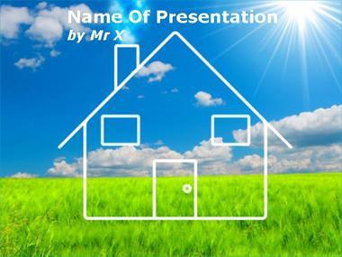 Green House Powerpoint Template image