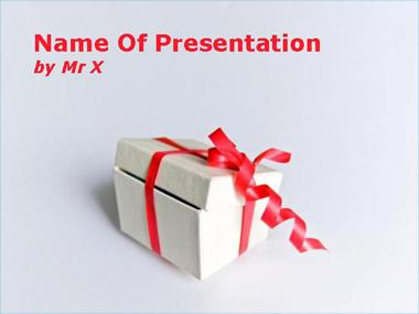 Present Box Powerpoint Template image