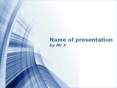 Blue Syphon Powerpoint Template image