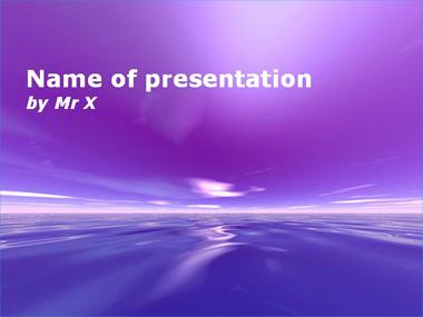 Purple Dream Powerpoint Template image