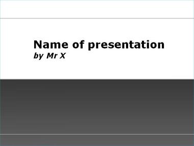 FiftyFifty Powerpoint Template image