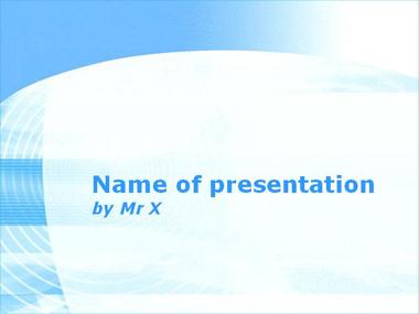 Light Blusy Powerpoint Template image