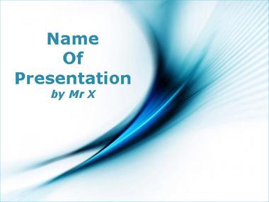 Blue Flames Powerpoint Template image