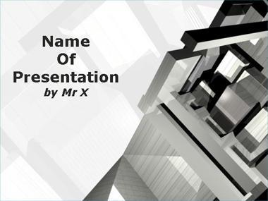 Cubic Construction Powerpoint Template image