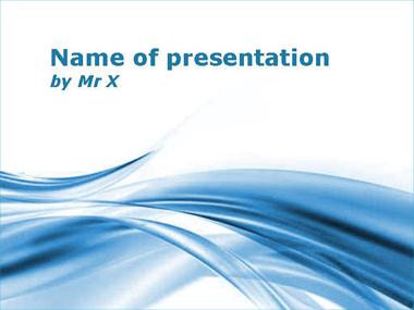 The Blue Twist Powerpoint Template image