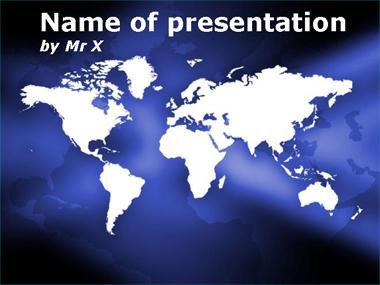 Purple Shining Worldmap Powerpoint Template image