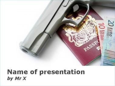 Crime Pays Powerpoint Template image
