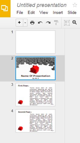Google Slides Guide Step 4