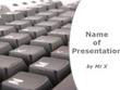 Computer Keyboard on White Background Powerpoint Presentation Template