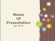Colorful Sunflowers Powerpoint Template