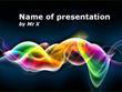 Rainbow multiple curves Powerpoint Template