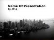 Skyscrapers City Powerpoint Presentation Template
