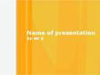 Orange Juice Powerpoint Template