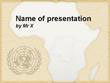 Africa and UN Brown Version Powerpoint Template
