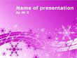 Purple Snow Powerpoint Presentation Template