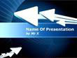 Multiple White Arrows Powerpoint Template