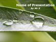 Inspiration Rain Powerpoint Template