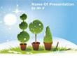Snow Garden Powerpoint Template