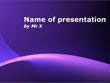 Purple Sunshine Powerpoint Presentation Template