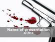 Gun and Blood Powerpoint Template