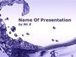 Purple Water Flow Powerpoint Template