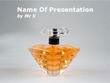 Crystal Perfume Bottle Powerpoint Presentation Template