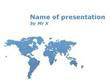 Worldmap of Dots Powerpoint Template