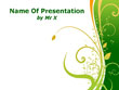 Green Floral Powerpoint Template
