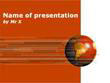 Numeric Earth Orange Version Powerpoint Presentation Template
