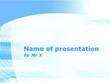 Light Blusy Powerpoint Template