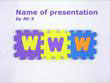 WWW Puzzle Powerpoint Template