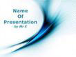 Blue Flames Powerpoint Template