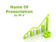 Money Rising Chart Powerpoint Presentation Template