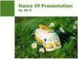 A Car close to Nature Powerpoint Template