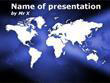 Purple Shining Worldmap Powerpoint Template