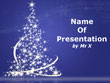 Light Christmas Tree Powerpoint Presentation Template