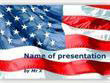 Waving American Flag Powerpoint Presentation Template