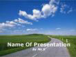 A Road in the countryside Powerpoint Template