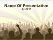 Crowded Concert Powerpoint Presentation Template