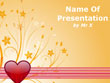 Floral Love Powerpoint Presentation Template