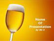 Glass of Champagne Powerpoint Presentation Template