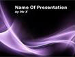 Shining Purple Curves Powerpoint Presentation Template